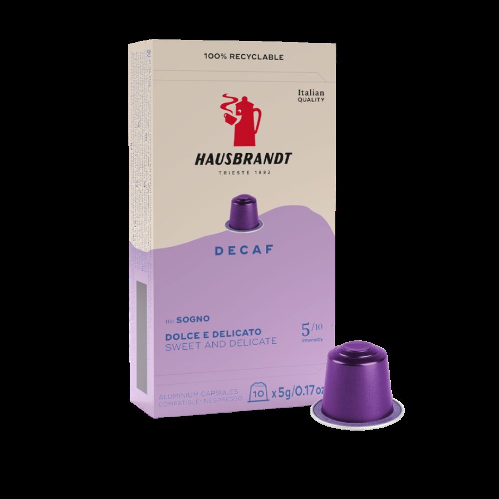 Hausbrandt Decaffeinato Nespresso®* Compatible Capsules_thumbnail_0