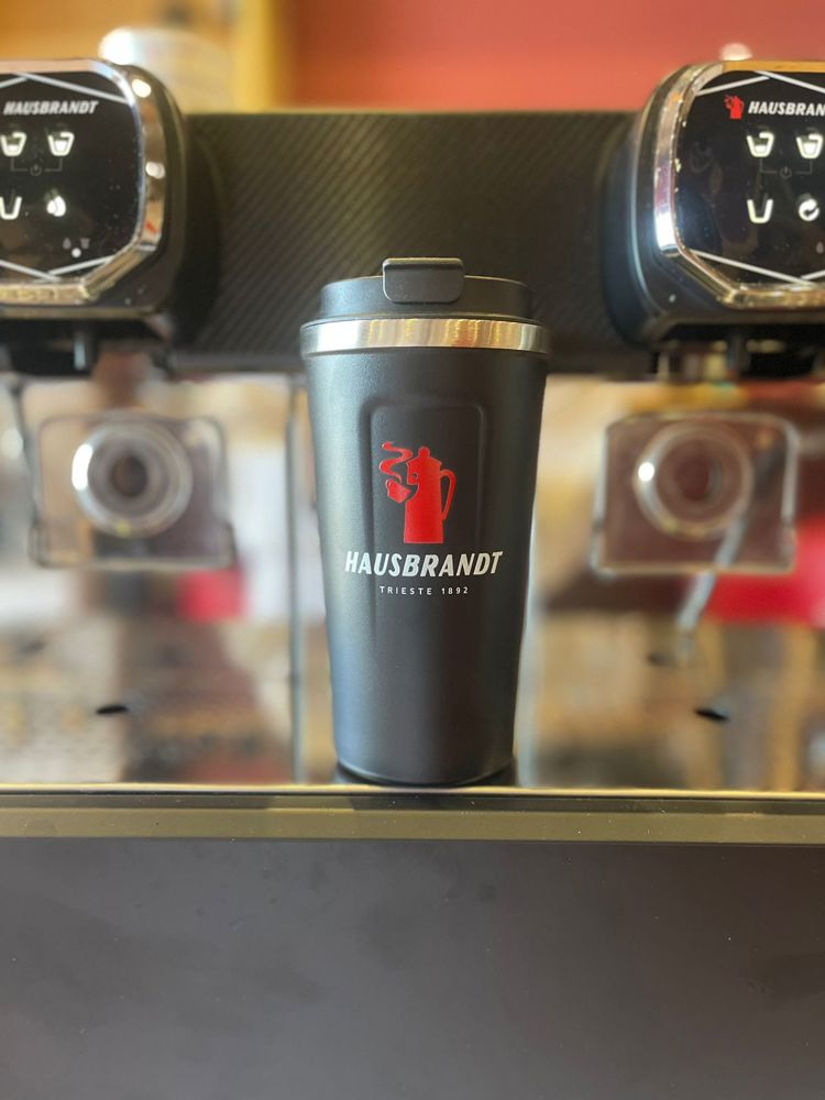 Hausbrandt 16oz Go Latte Cup Black