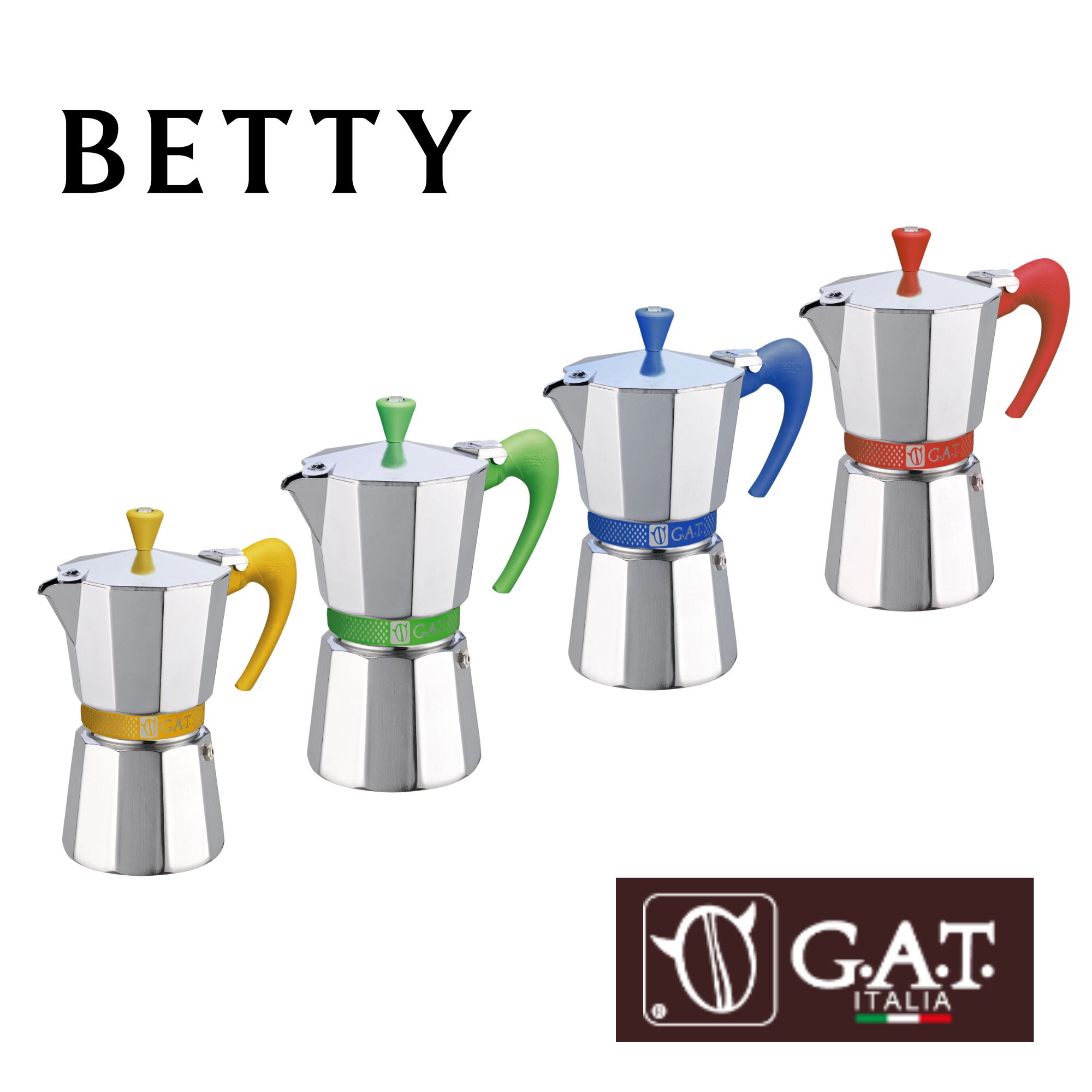 G.A.T. COFFEE MAKER  BETTY 3 CUPS (Yellow)_thumbnail_2