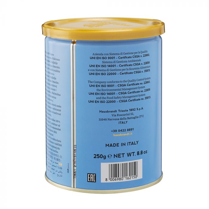 Hausbrandt GOURMET COLUMBUS 100% Arabica (MOKA) 250g Tin Can_thumbnail_2