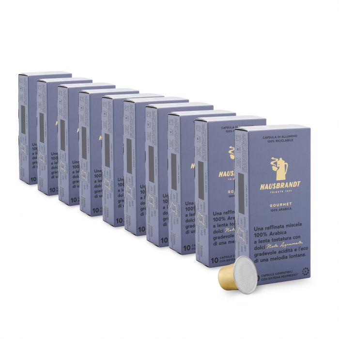 Hausbrandt 100 CAPSULE GOURMET COMPATIBLE NESPRESSO®_thumbnail_0